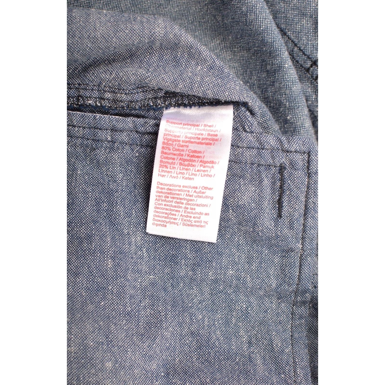Lacoste Lacoste Live Bomber Jacket BH2908 Blue Cotton Linen Blend Size L Mens Size US L / EU 52-54 / 3 - 7 Thumbnail