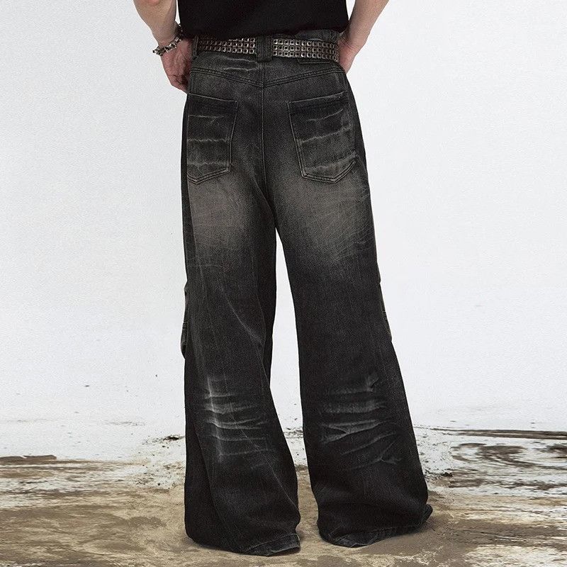 Jean × Vintage Streetwear Lightning Crack Casual Jeans Size US 32 / EU 48 - 5 Thumbnail