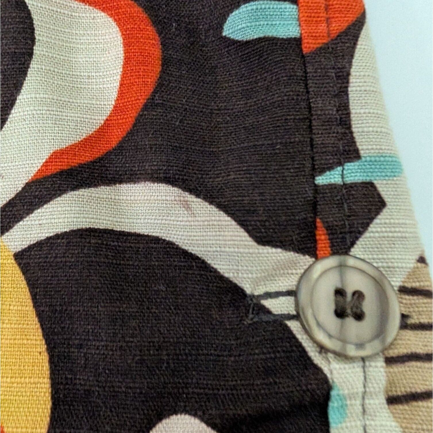 KAVU Kavu Floral Bermuda Shorts Womens Size 10 Brown Cotton Retro Size 32" / US 10 / IT 46 - 4 Thumbnail