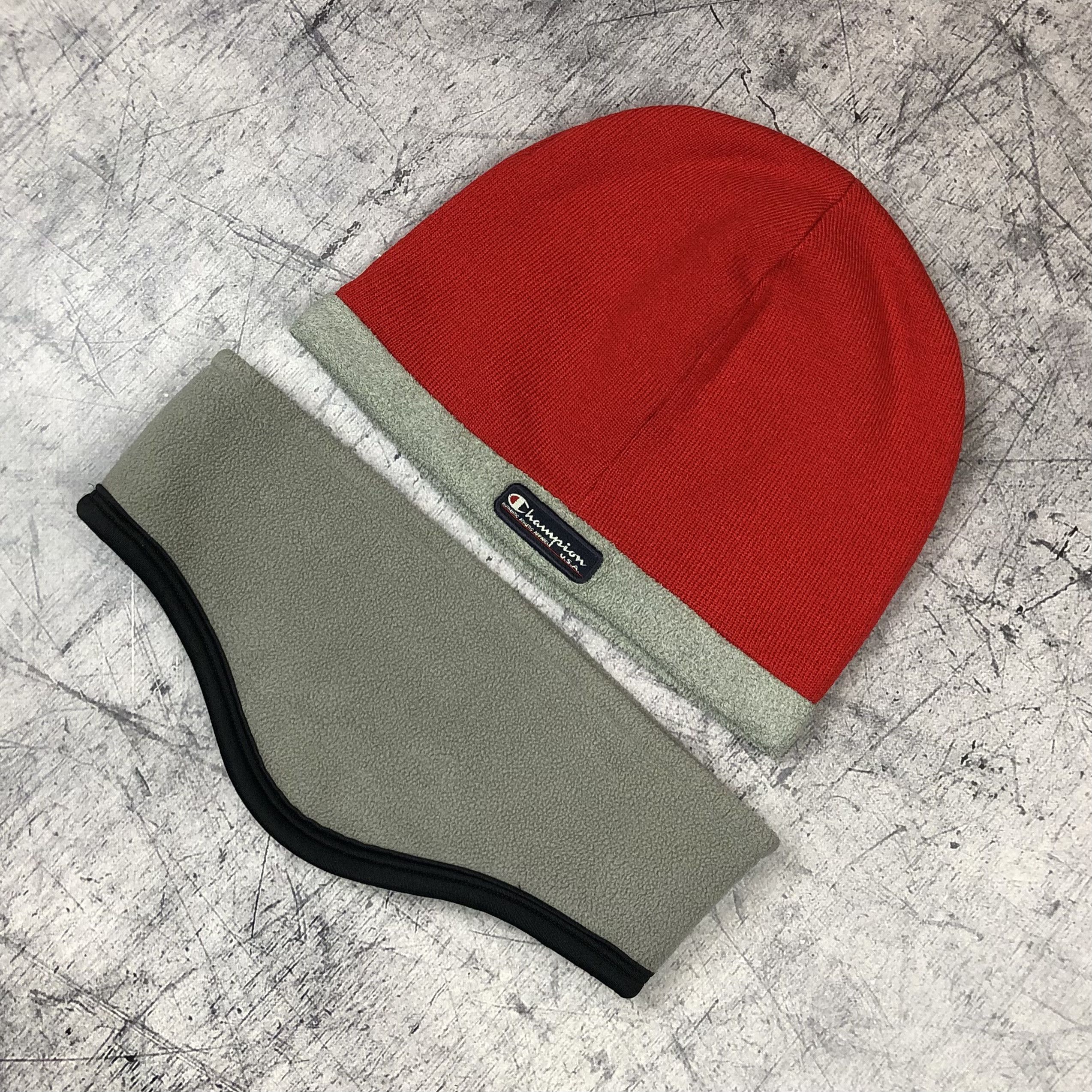 Champion Vintage Champion USA Beanie Hat Fleece Headband Size ONE SIZE - 3 Thumbnail