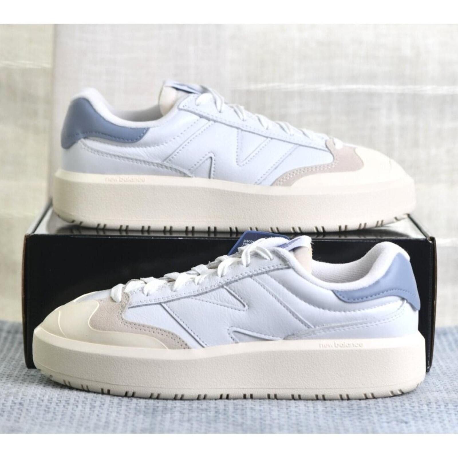New Balance New Balance CT302OA Leather Blue/White Sneakers Size US 8 / EU 41 - 3 Thumbnail
