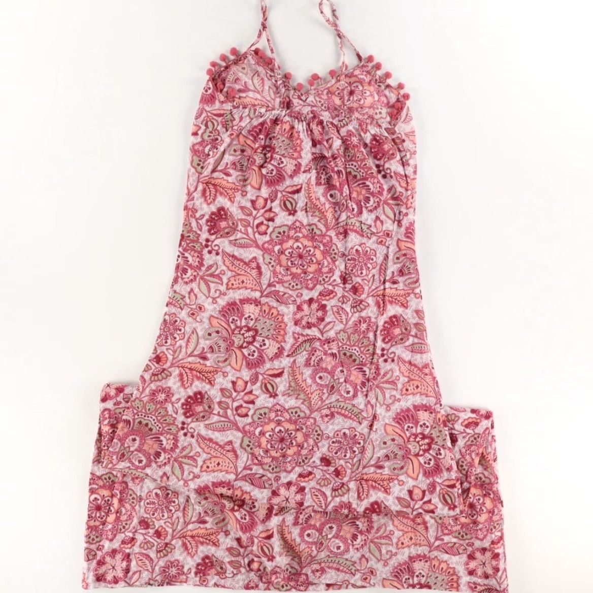 Pinko Debbie Katz Amelie Maxi Paisley Dress Red Women's S Dress Size S / US 4 / IT 40 - 4 Thumbnail