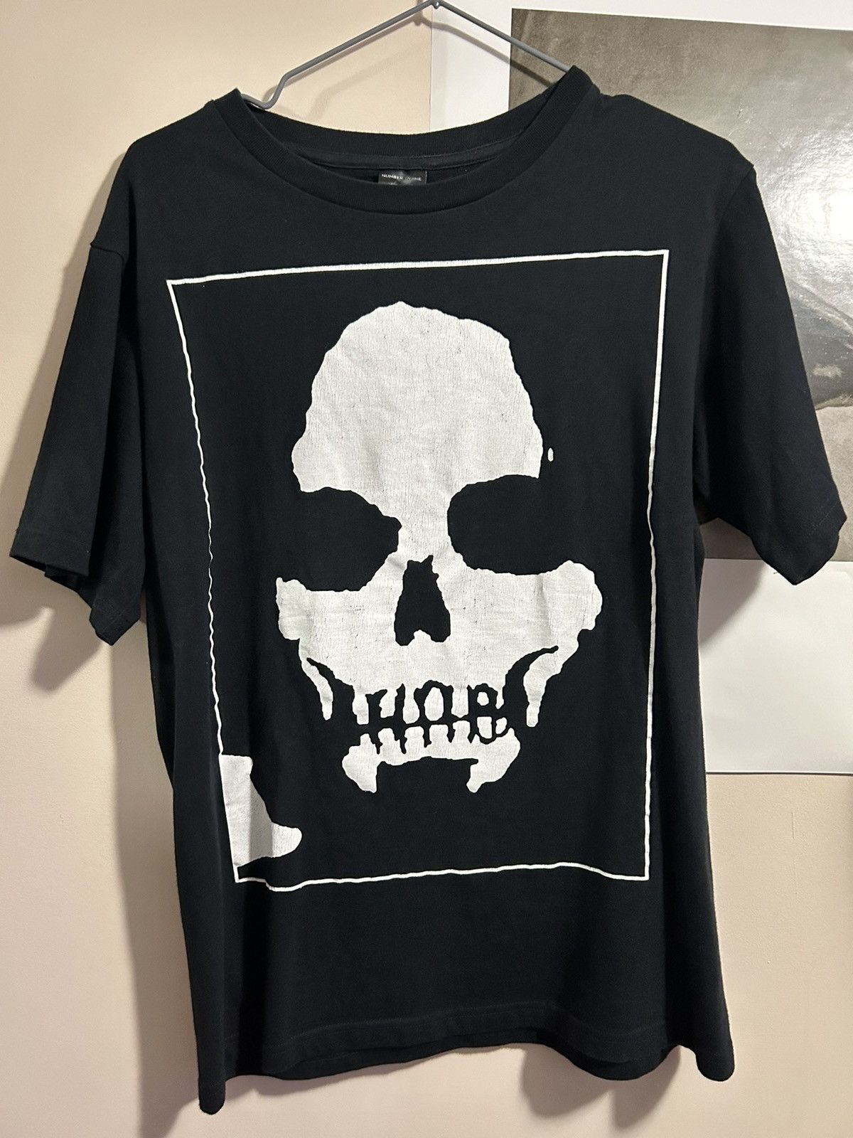 number (n)ine 01ss タイム期 skull stole 本人期 Number Nine Skulls T Shirt | Grailed