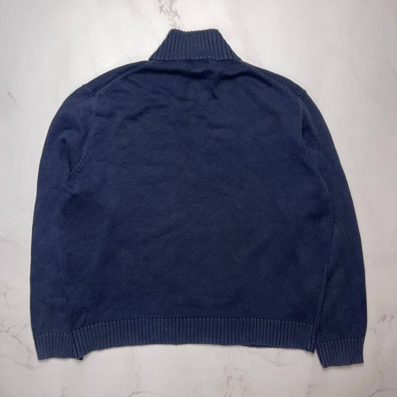 Polo Ralph Lauren Polo Ralph Lauren Vintage Sweater Blue Zip knitwear Size US XL / EU 56 / 4 - 4 Thumbnail