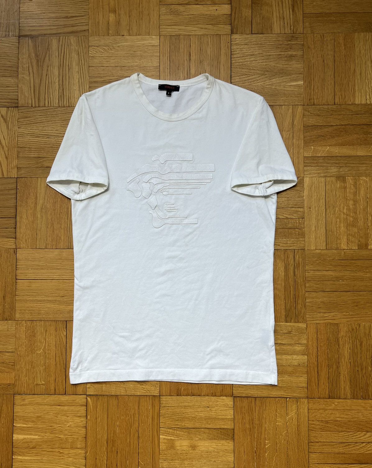 Versace Tshirt Versace Medusa Big Logo Size S / US 4 / IT 40 - 1 Thumbnail