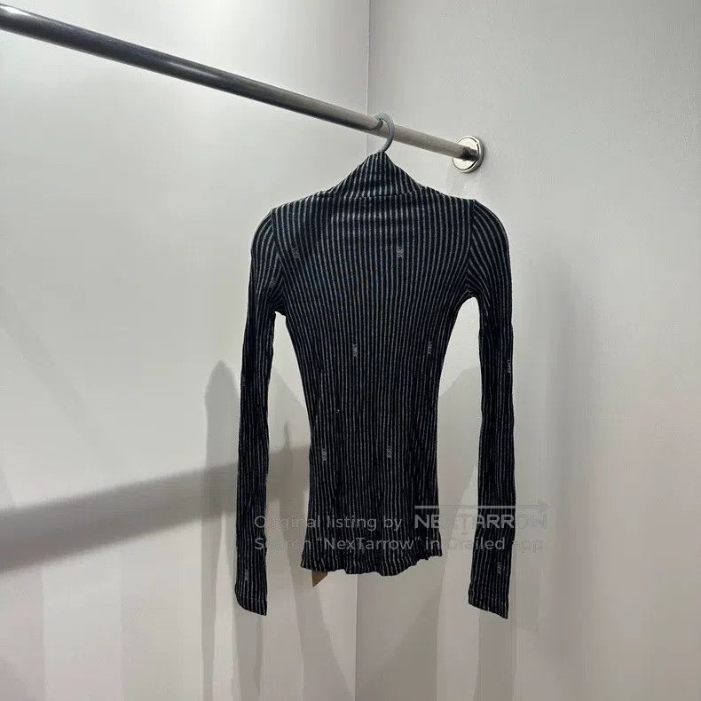 Loewe Loewe Striped High-Neck Logo Knit Top Size XS / US 0-2 / IT 36-38 - 2 Thumbnail