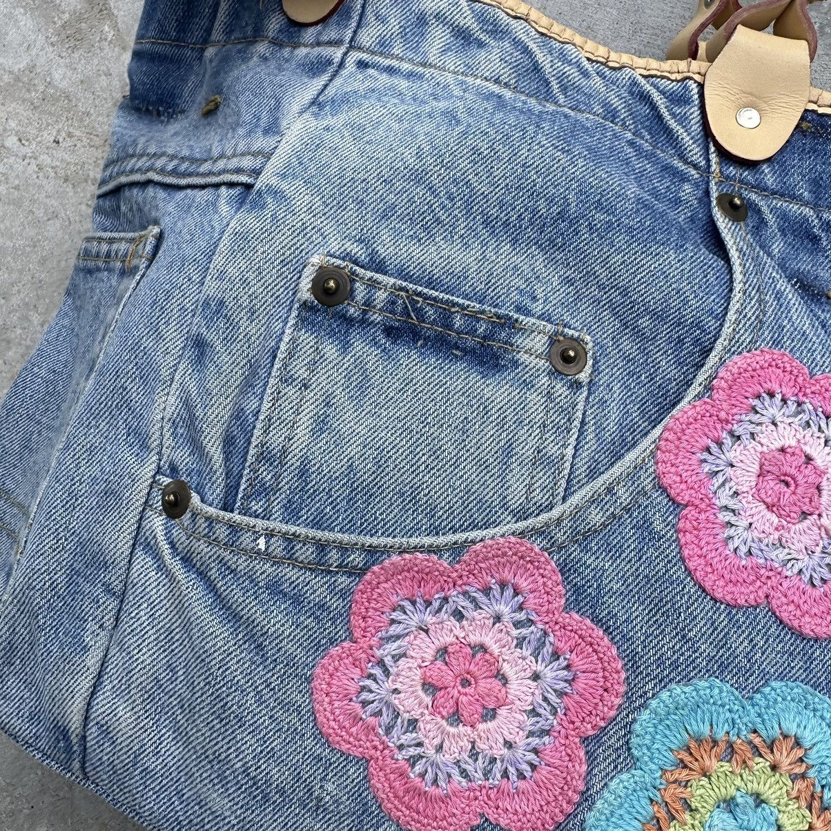Japanese Brand Vintage Japanese Style Daniel Mayer Milano Denim Bag Custom Size ONE SIZE - 12 Thumbnail
