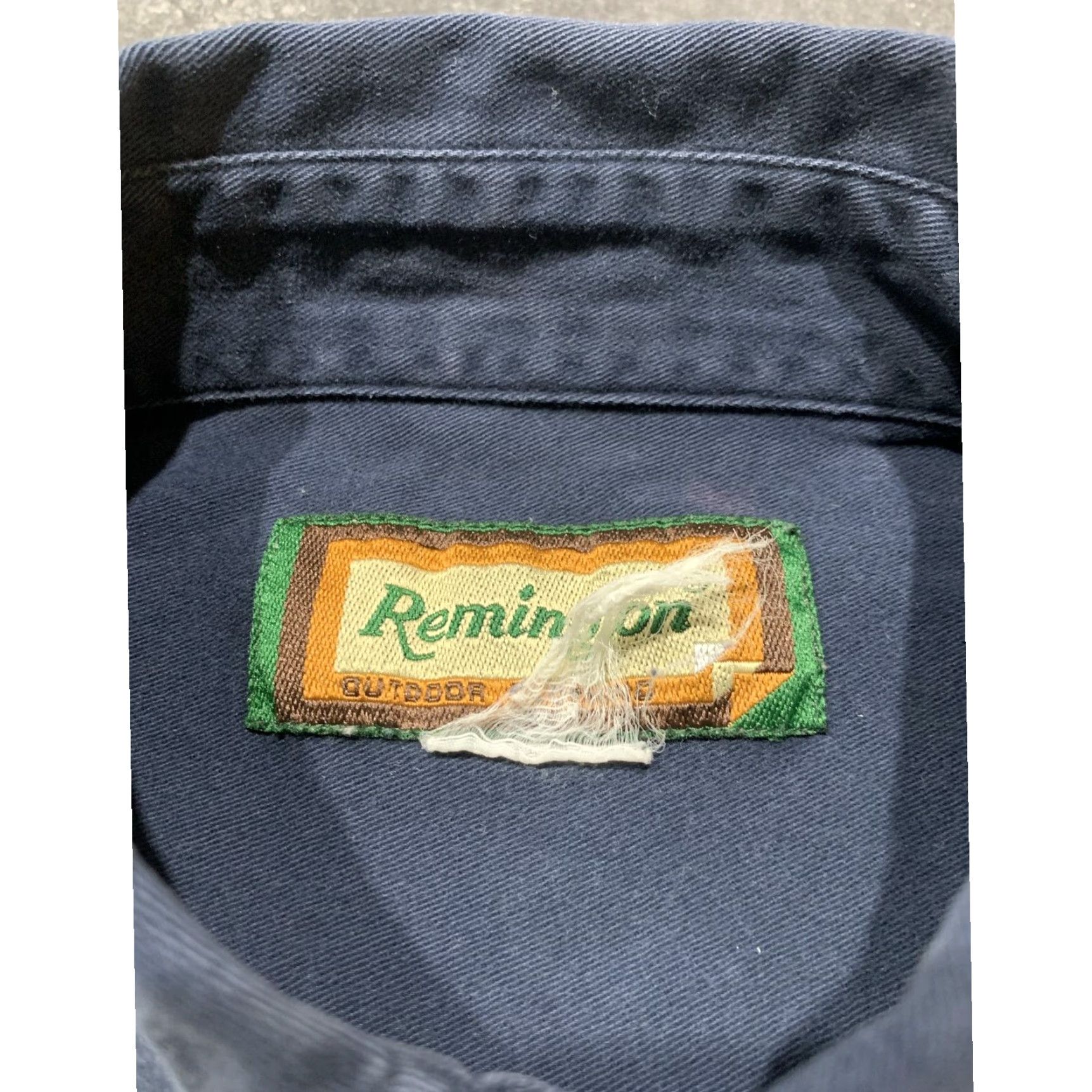 Vintage Remington Sport Shooter Shirt Mens Large Blue Tan Denim Vented Size US L / EU 52-54 / 3 - 7 Thumbnail