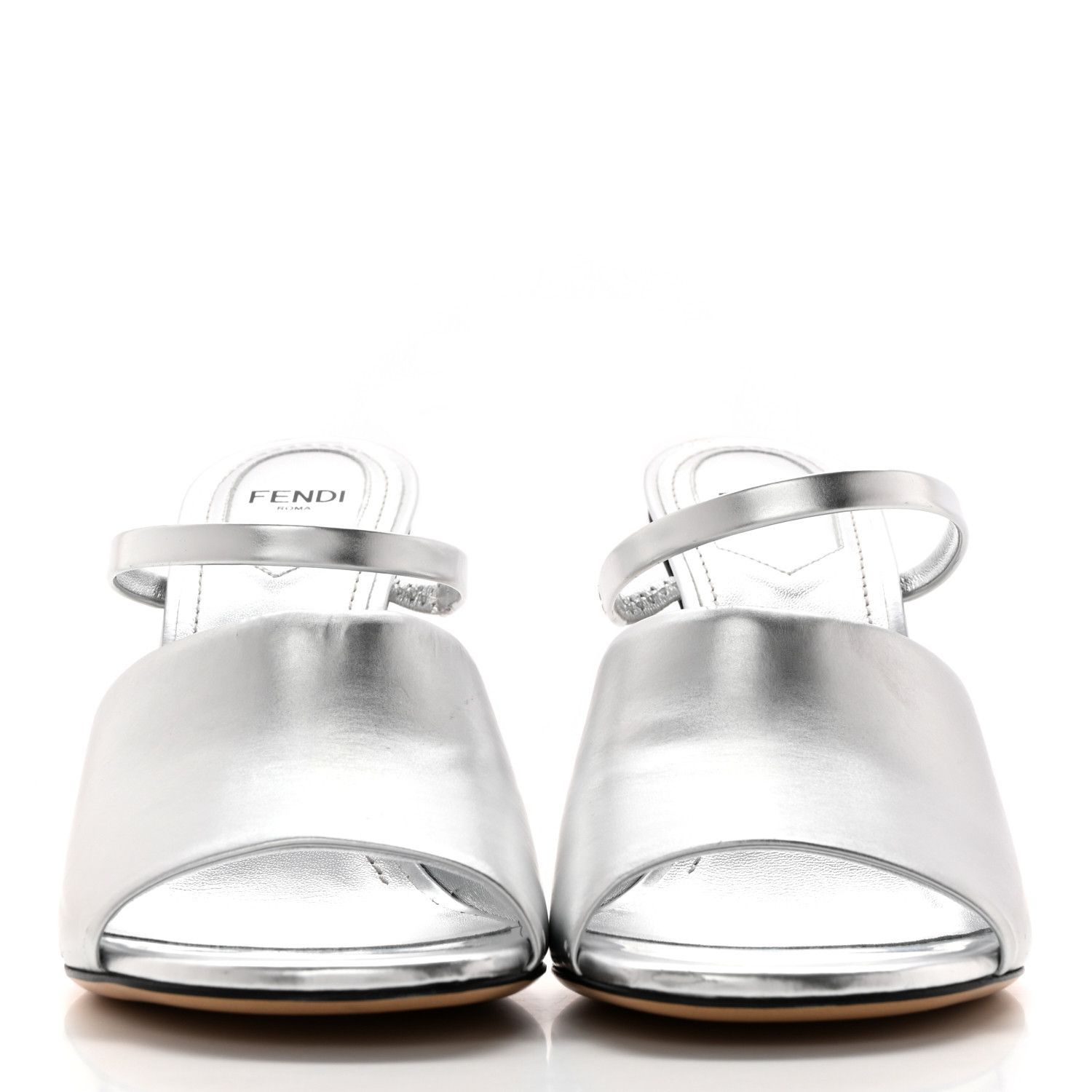 Fendi o1loc1c0824 Sandal in Silver Size US 10 / IT 40 - 3 Thumbnail
