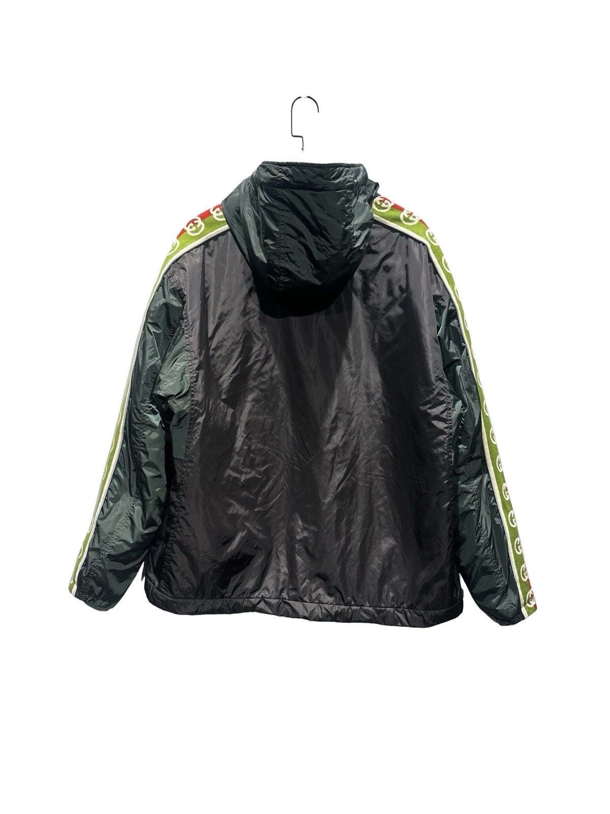 Gucci Gucci GG Jacquard Logo & Web Stripe Nylon Jacket Size US M / EU 48-50 / 2 - 2 Thumbnail