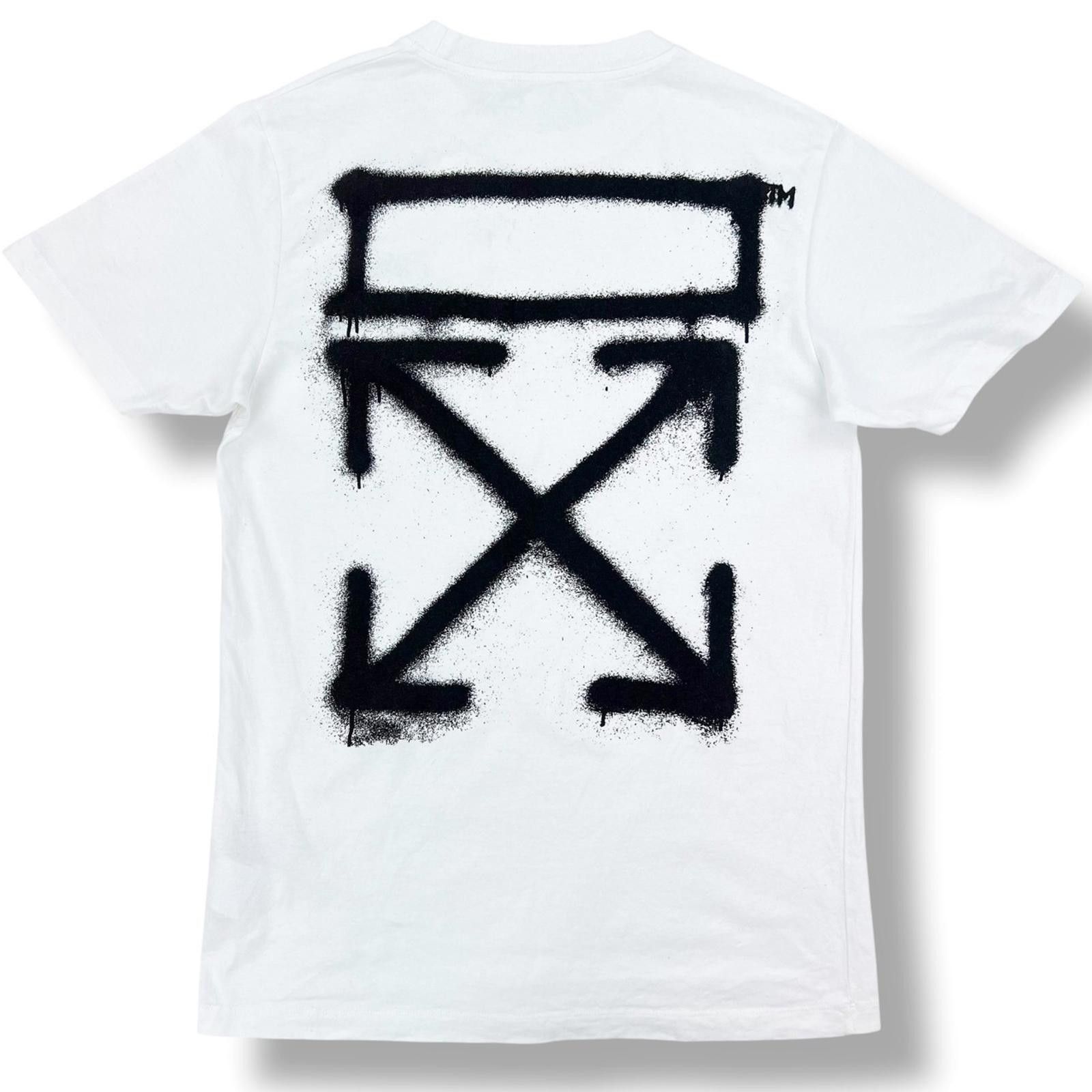 Off-White Off-White Spray Arrows T-Shirt White Size US M / EU 48-50 / 2 - 1 Thumbnail