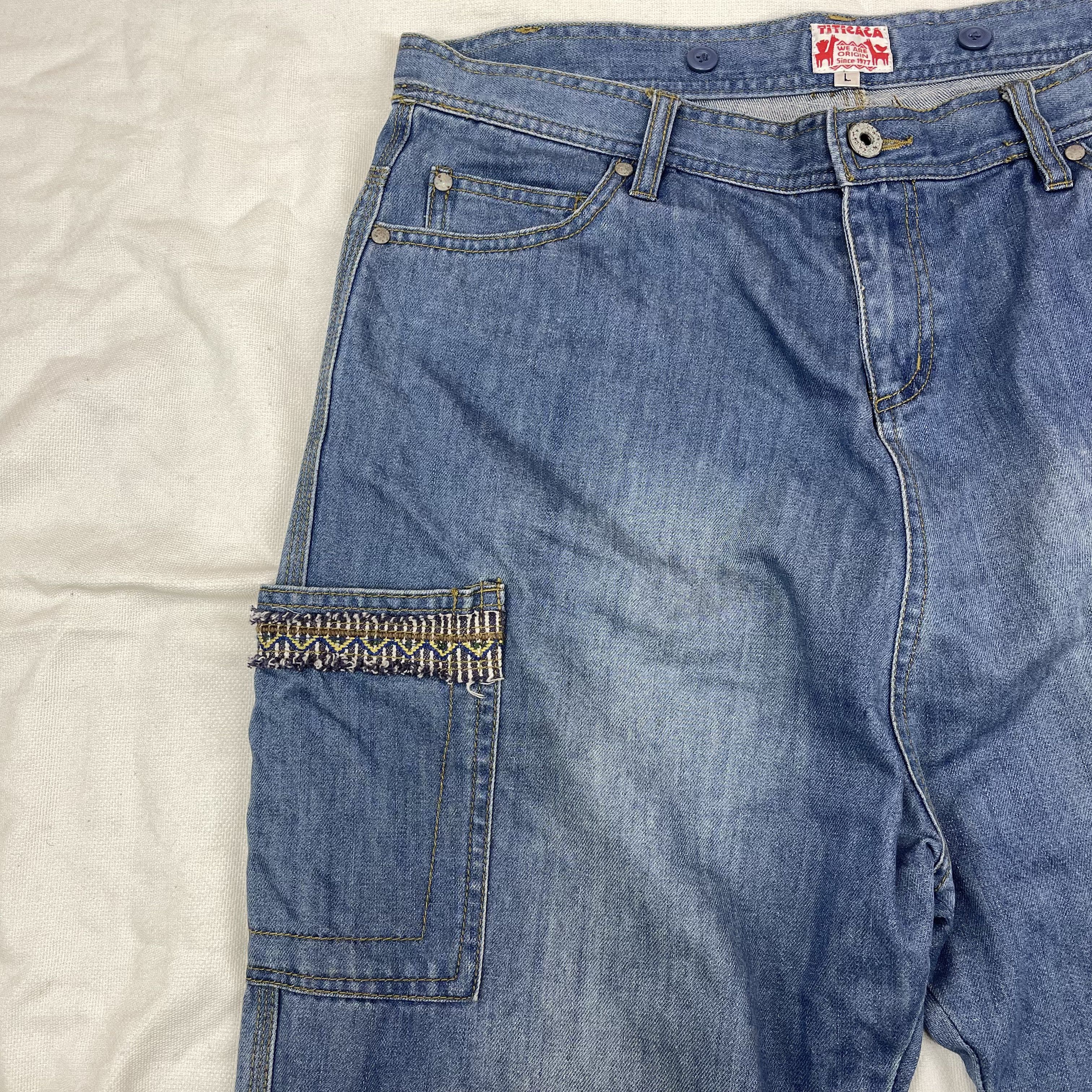 Japanese Brand TITICACA Denim Jeans #1220/AQ Size US 34 / EU 50 - 11 Thumbnail