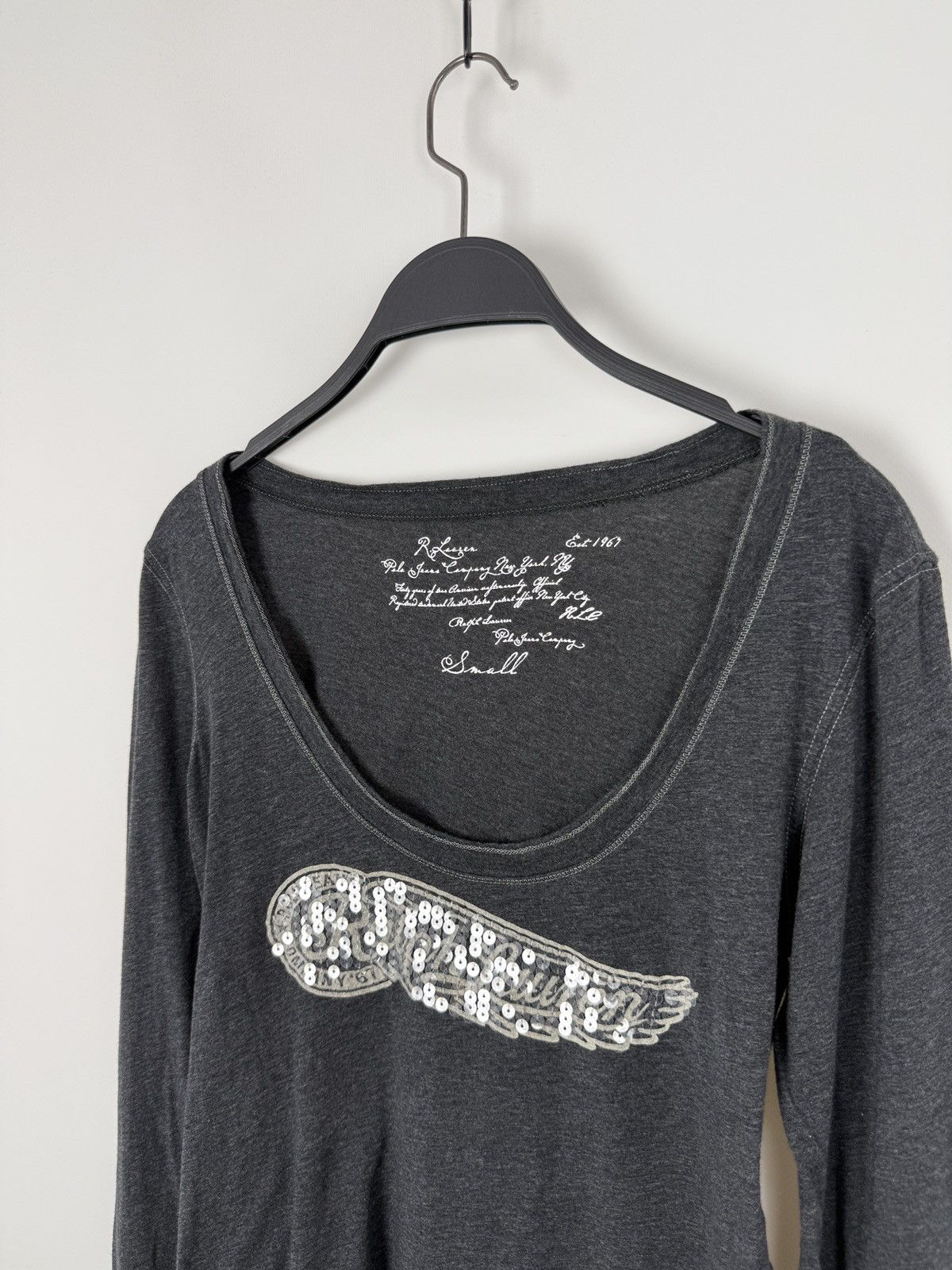 Polo Ralph Lauren Y2K Vintage Polo Jeans Co. Sequin Scoop Neck Long Sleeve S Size S / US 4 / IT 40 - 4 Thumbnail