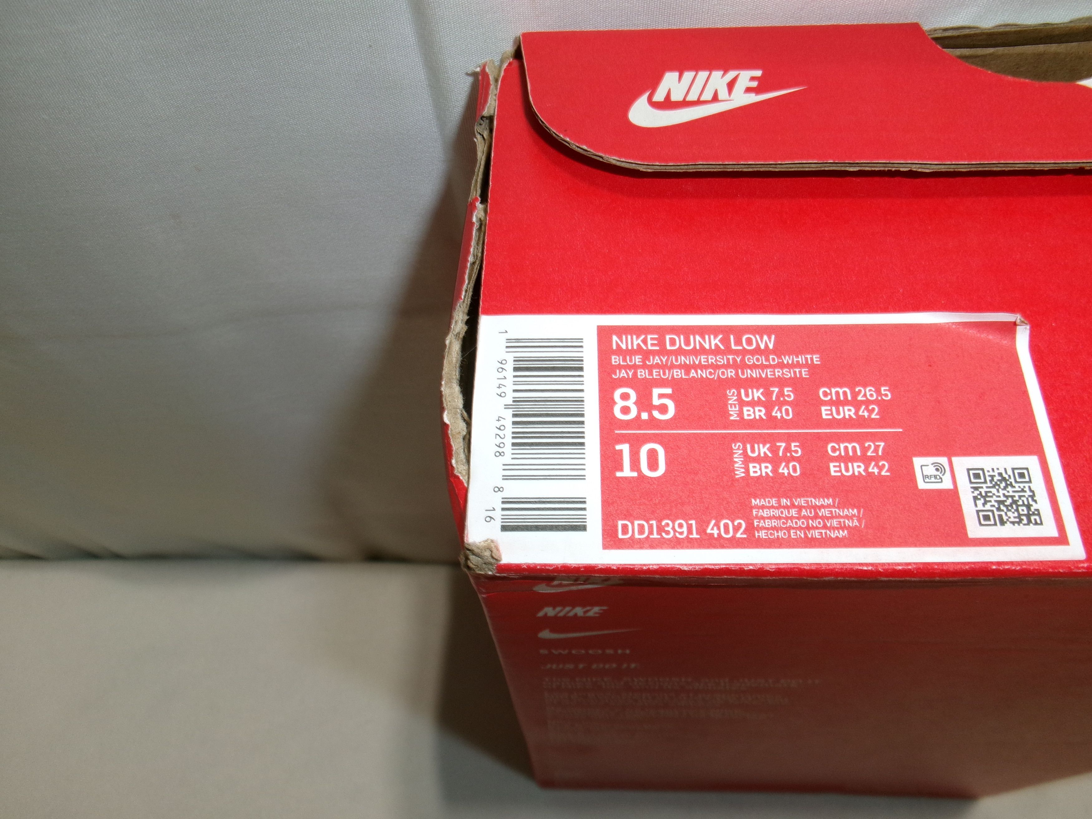Nike Nike Dunk Low UCLA - DD1391-402 Blue/Gold Size US 8.5 / EU 41-42 - 11 Thumbnail