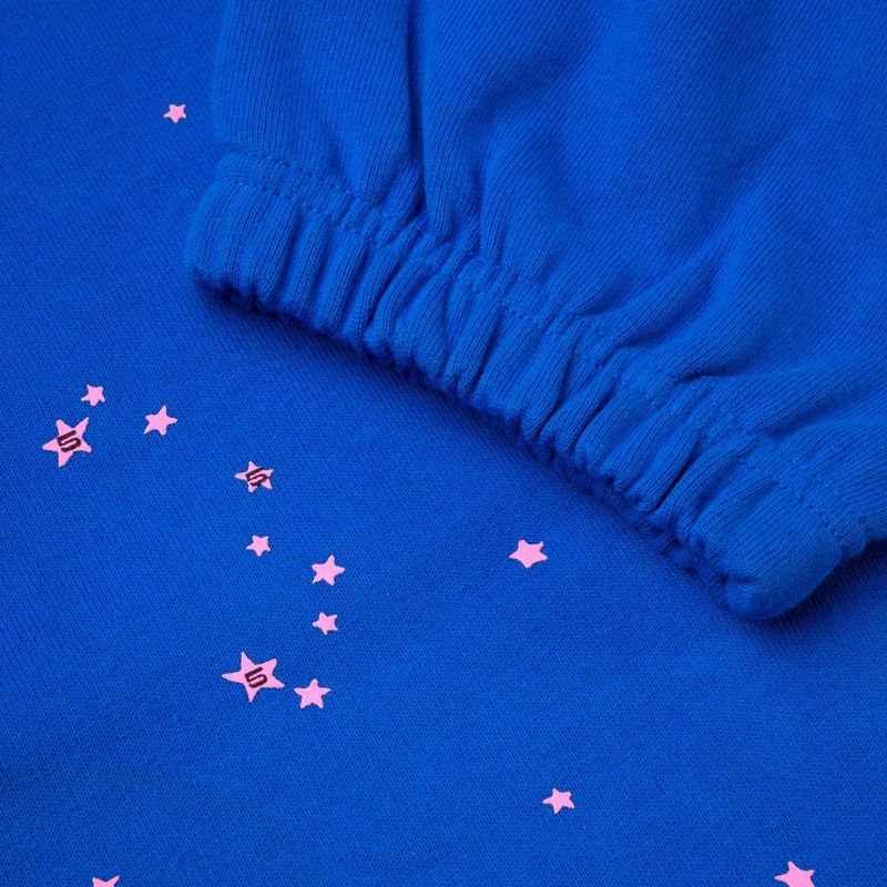 Sp5der ANGEL NUMBER SWEATPANT BLUE LARGE Size US 34 / EU 50 - 6 Thumbnail