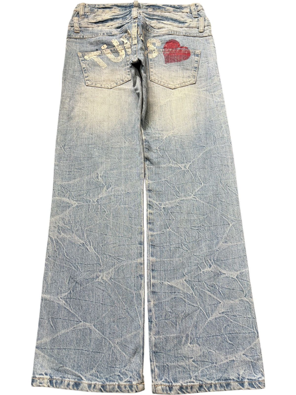 Dsquared2 Vintage Japanese Brand Double Waist Distress Loose Jeans Size 30" / US 8 / IT 44 - 2 Thumbnail