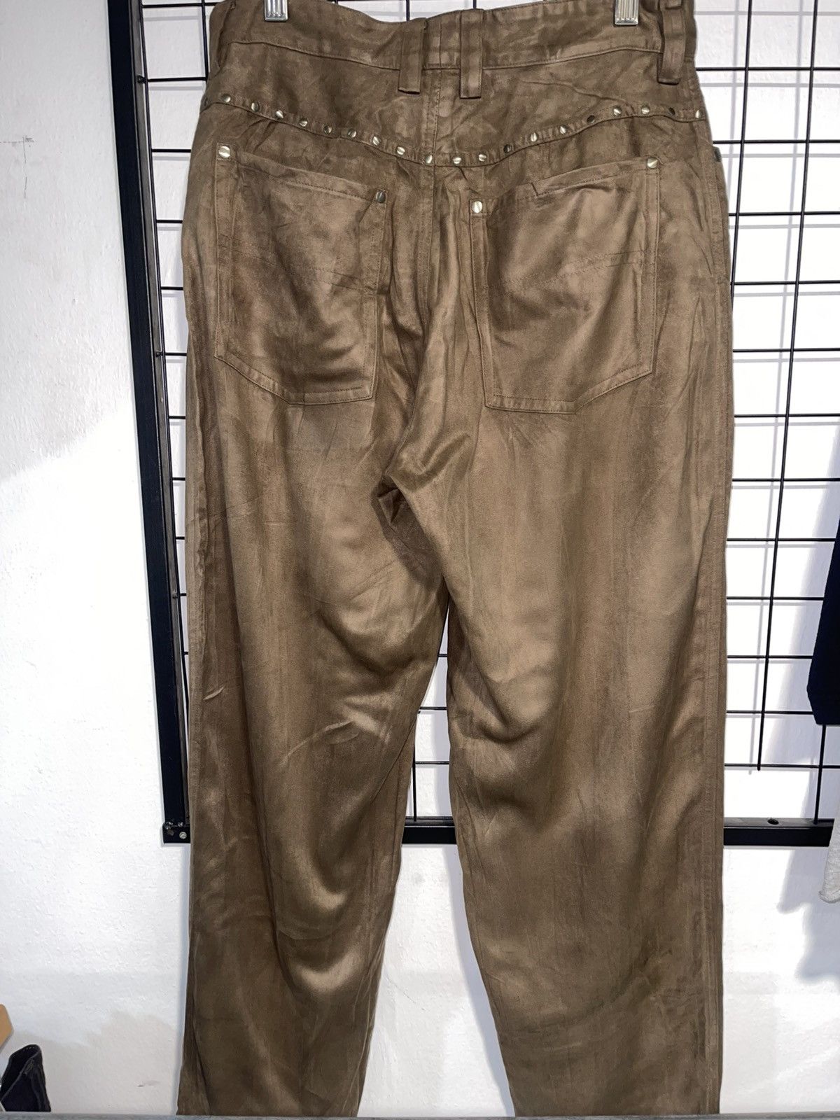 Issey Miyake ISSEY MIYAKE SUEDE PANTS Size US 30 / EU 46 - 4 Thumbnail