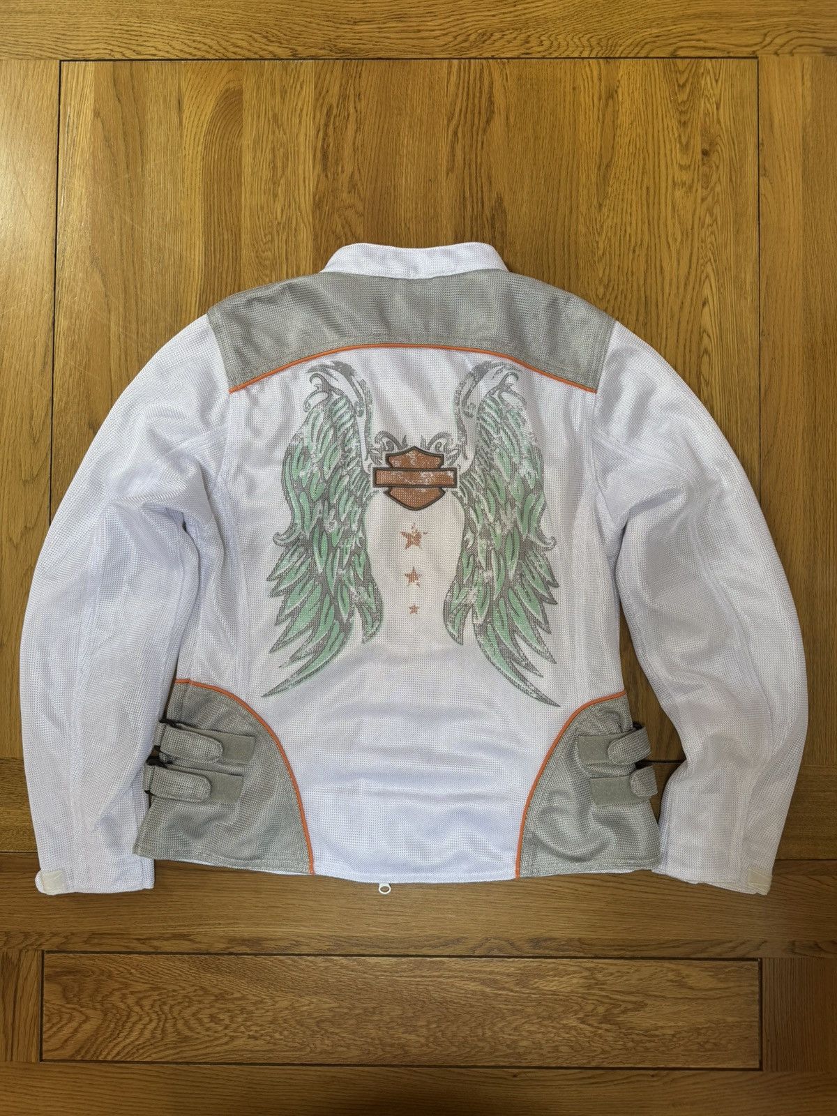 Harley Davidson Vintage Harley-Davidson Women’s Mesh Racing Jacket - Medium Size M / US 6-8 / IT 42-44 - 11 Thumbnail