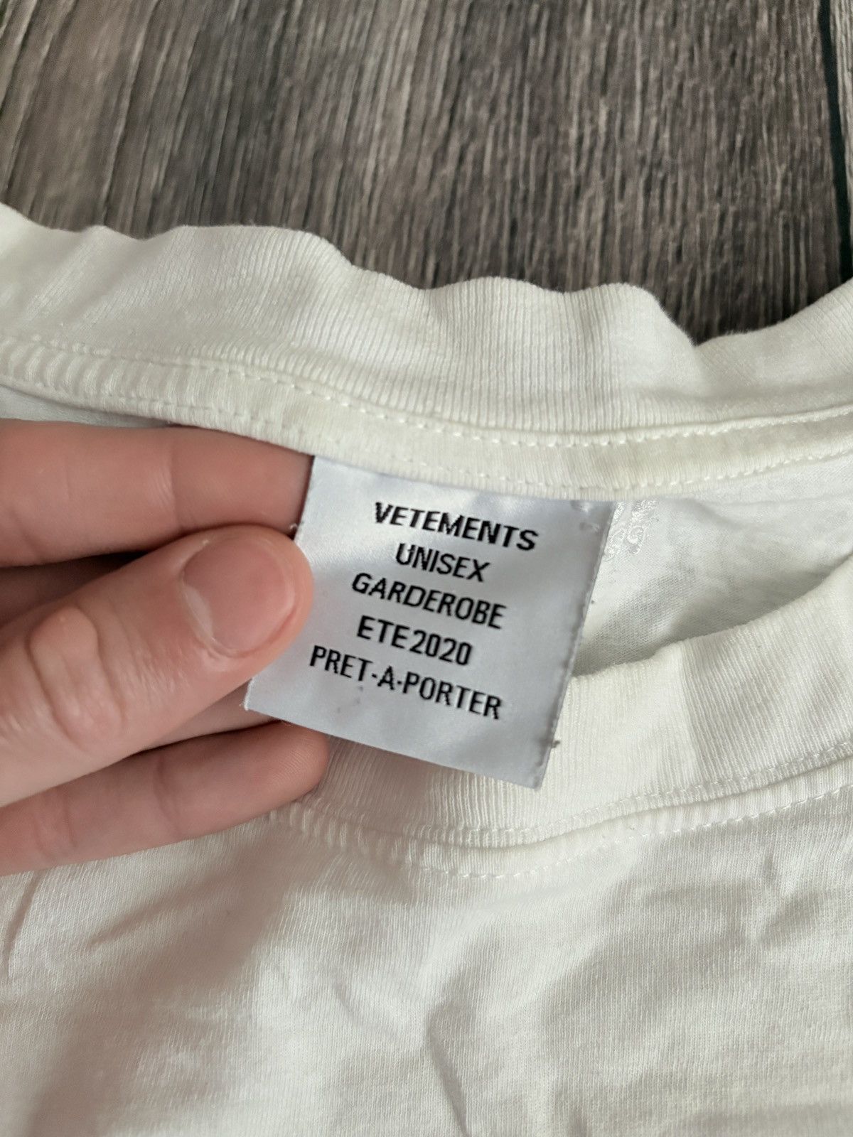 Vetements White Blank T-Shirt Size US M / EU 48-50 / 2 - 3 Thumbnail