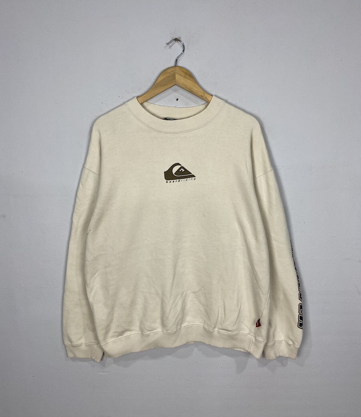 Quiksilver × Vintage Vintage 90s Quiksilver Pullover Sweatshirt Size US L / EU 52-54 / 3 - 1 Thumbnail
