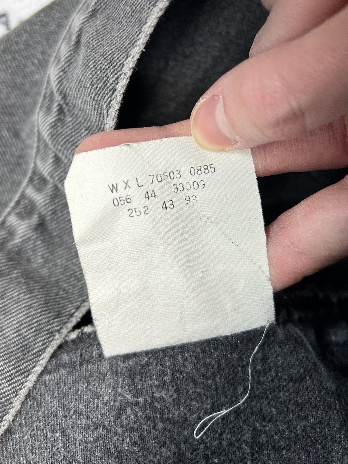 Nike × Vintage 80’s Jeans Jacket Levi’s 1985 Vintage Rare Size US L / EU 52-54 / 3 - 3 Thumbnail