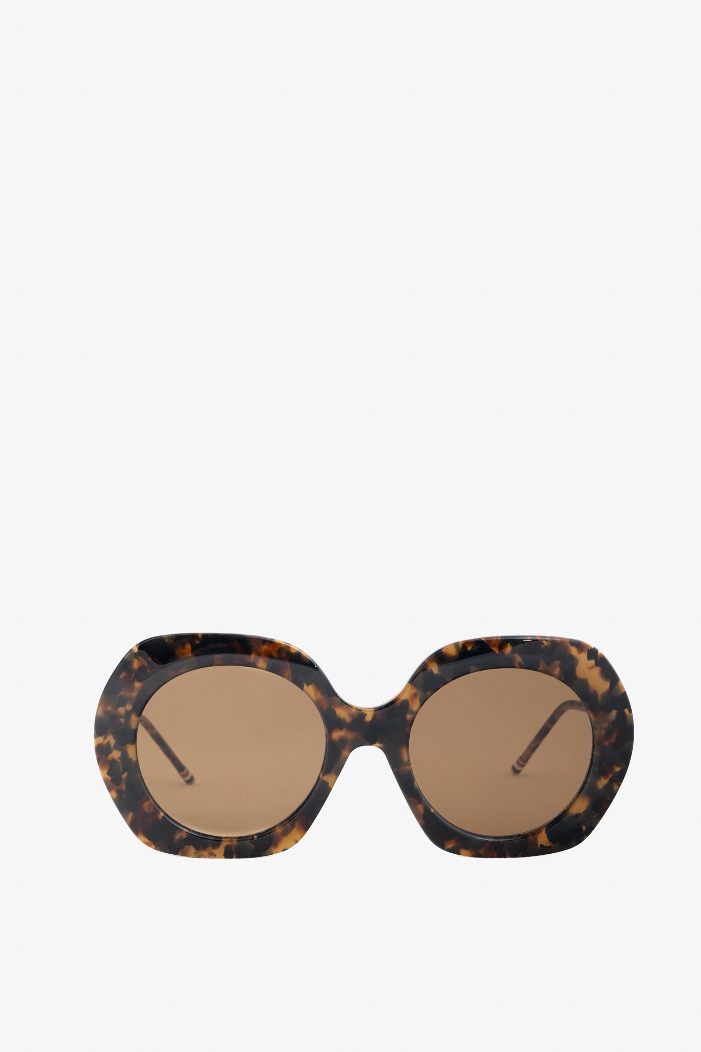Thom Browne Thom Browne TBS509 Square Tokyo Tortoise Sunglasses Size ONE SIZE - 2 Thumbnail