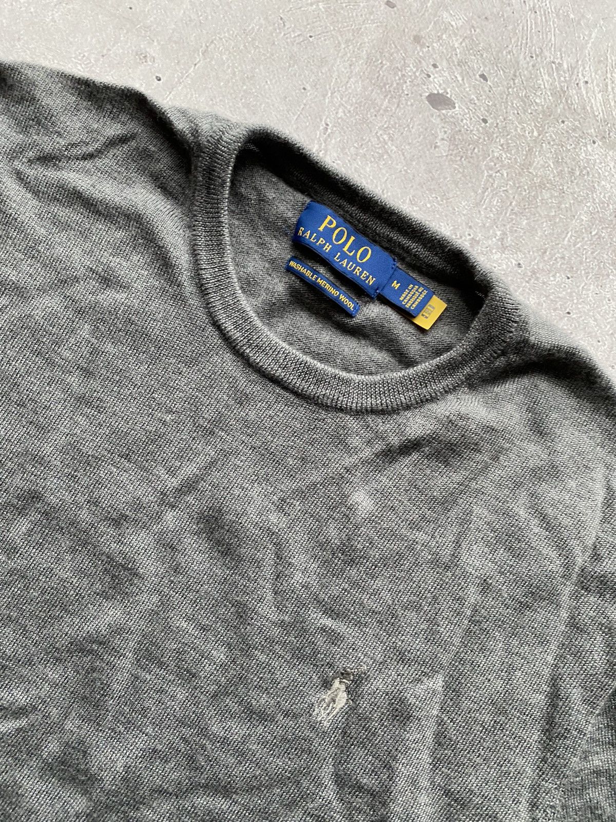 Polo Ralph Lauren Awesome Polo Ralph Lauren Y2K Washable Merino Wool Sweater Size US M / EU 48-50 / 2 - 2 Thumbnail