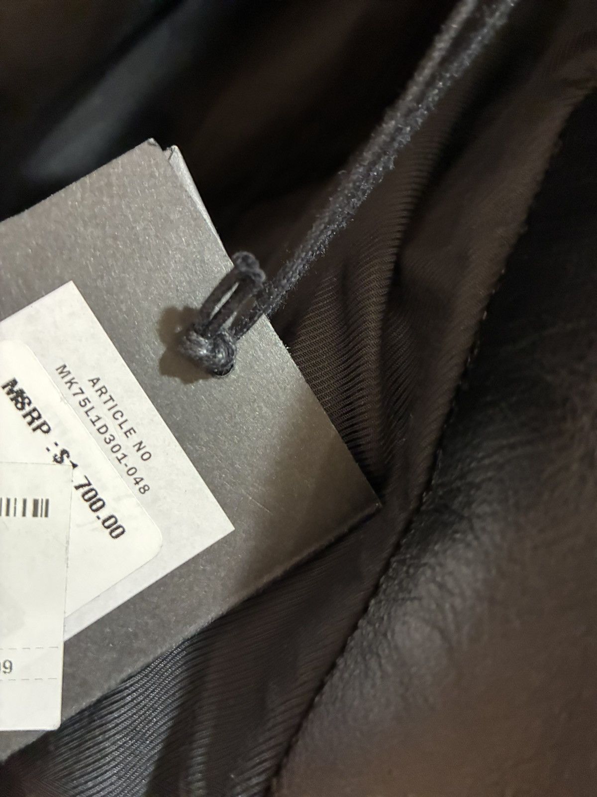 Blk Dnm Leather jacket 175 EU 48 USA 38 Size US M / EU 48-50 / 2 - 14 Thumbnail