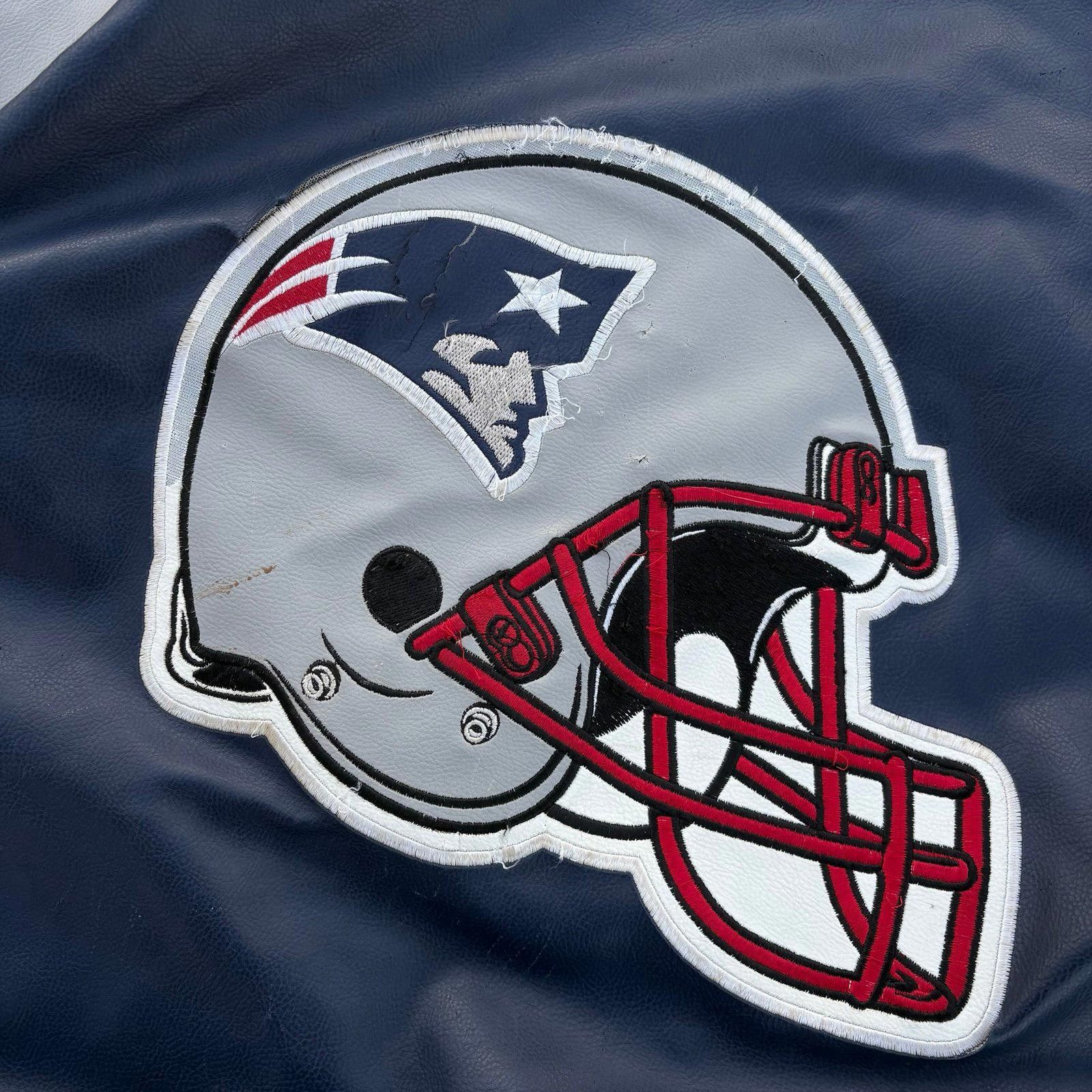 NFL Vintage New England Patriots Leather jacket Size US XL / EU 56 / 4 - 5 Thumbnail