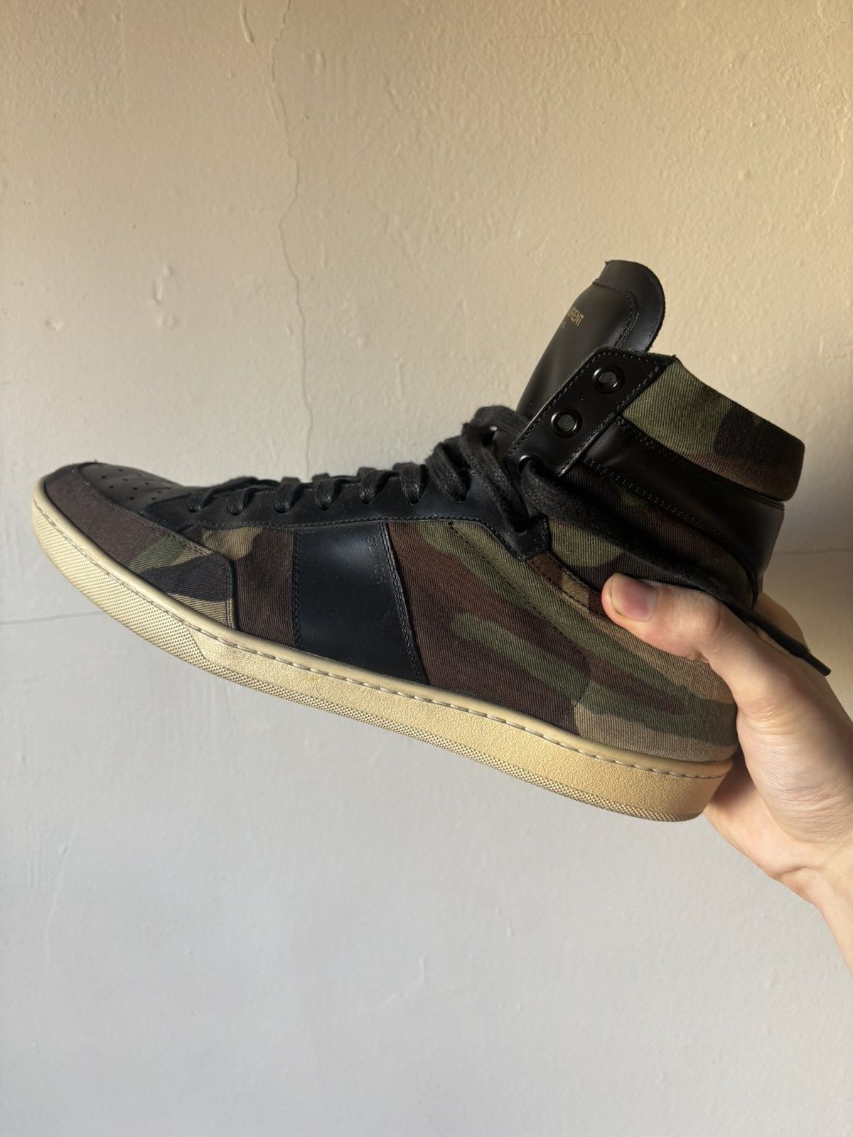 Saint Laurent Paris Saint Laurent Paris SL-10H High Top Sneaker Size US 10.5 / EU 43-44 - 1 Thumbnail