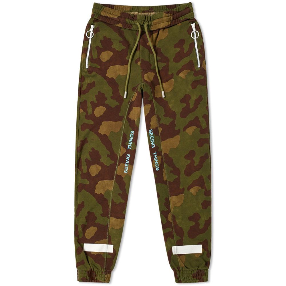 Off White Off White Seeing Things Diagonal Camo Sweatpants Grailed