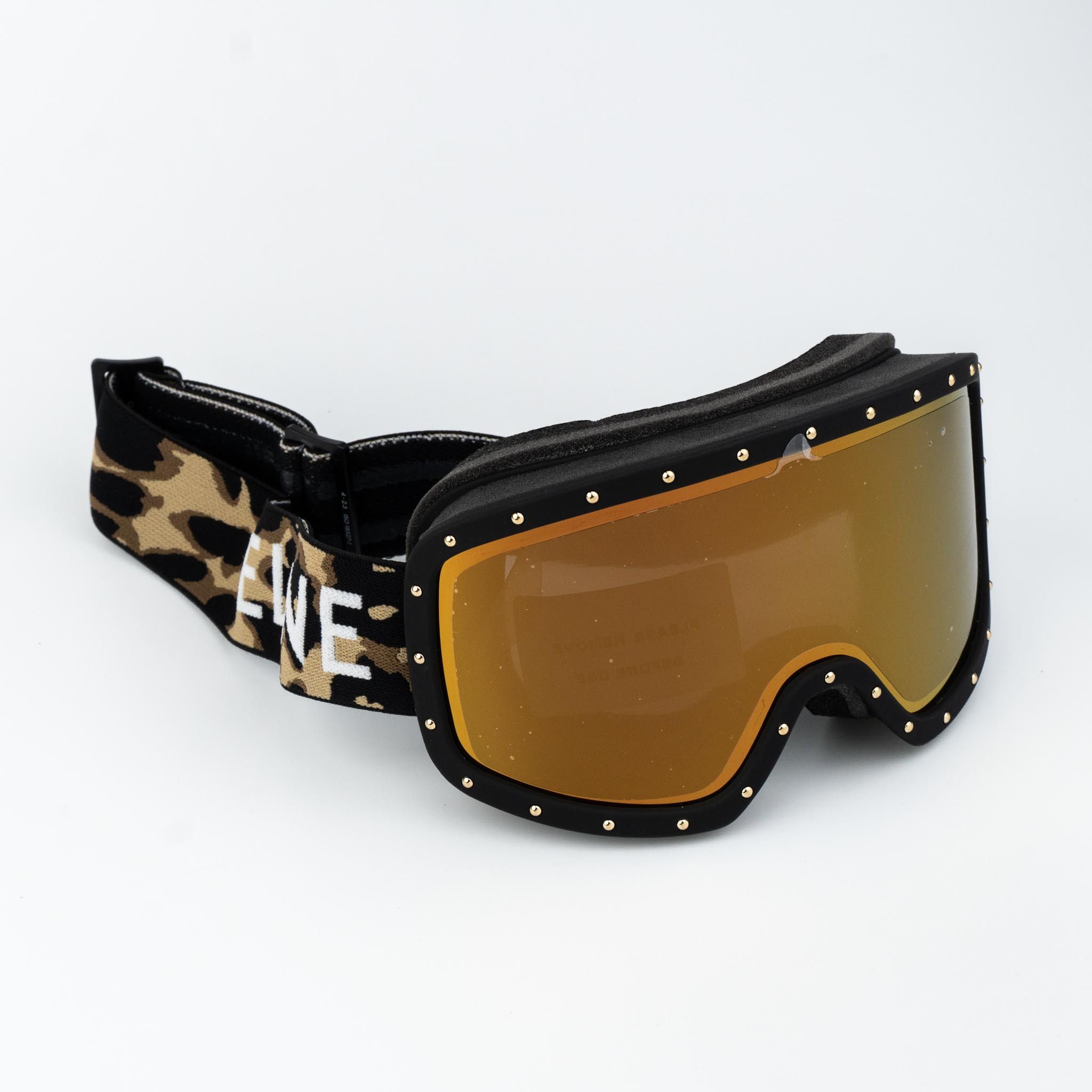 Celine Celine CL40196U SKI MASK 99C Gold Mirror NEW AUTHENTIC Size ONE SIZE - 1 Thumbnail