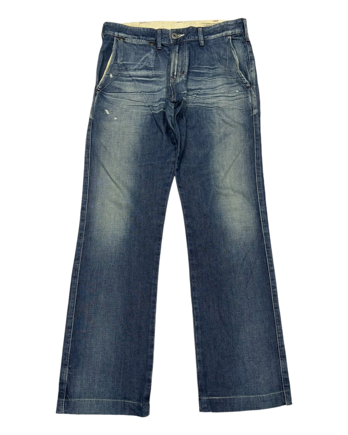 🔥EDWIN OVER WORKS FACTORY CLAWMARK DENIM PANTS