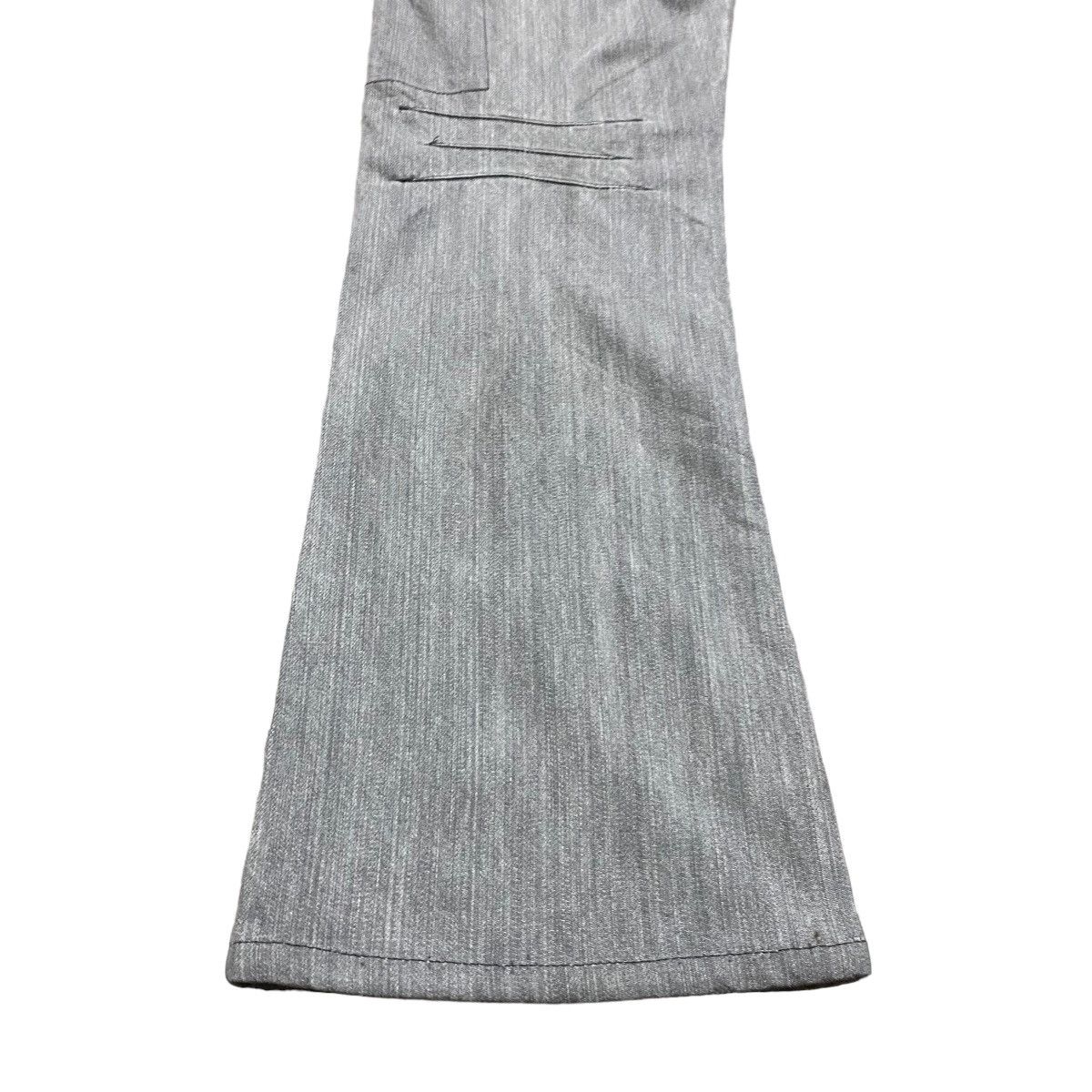 Japanese Brand RUPERT EDGE Grey Denim Flare Cargo Pants Size US 30 / EU 46 - 14 Thumbnail