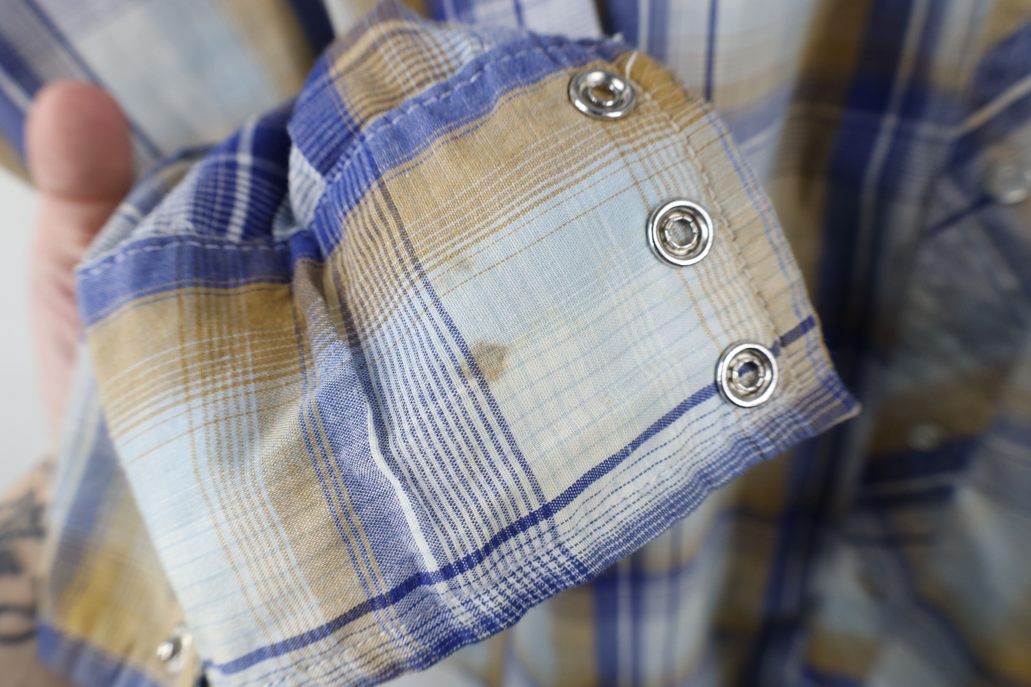 Vintage × Wrangler Vintage Wrangler Western Cowboy Snap Button Shirt Plaid Size US XXL / EU 58 / 5 - 4 Thumbnail