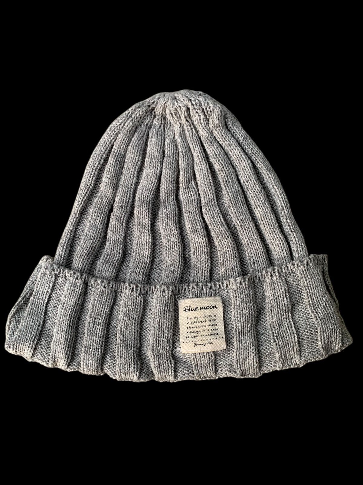 Japanese Brand × Kapital × Vintage Blue Moon Crochet Knit Hat Handmade Japanese Style Size ONE SIZE - 7 Thumbnail