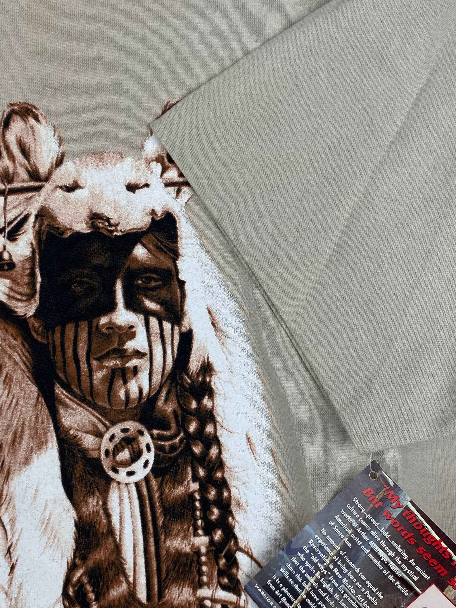 Warrior Vintage Menchego Warrior 1994 Deadstock Graphic Nature Tee Size US M / EU 48-50 / 2 - 5 Thumbnail