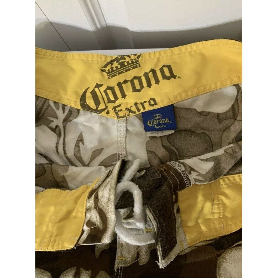 Other Corona Extra Bottle Label Men's Sz 34 Board Shorts pockets M Size US 34 / EU 50 - 7 Thumbnail