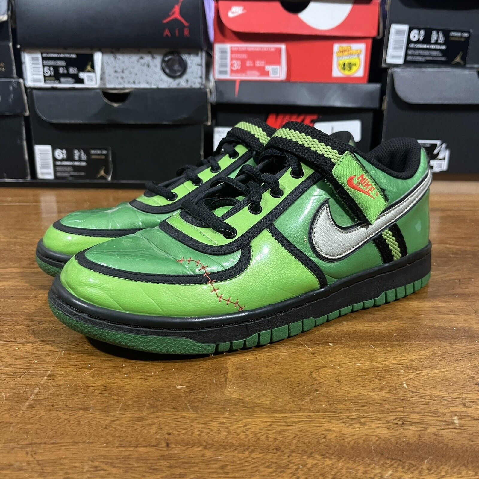 Nike Size 6Y - 2006 Nike Vandal Low Frankenstein Halloween Dunk Size US 7.5 / IT 37.5 - 1 Thumbnail
