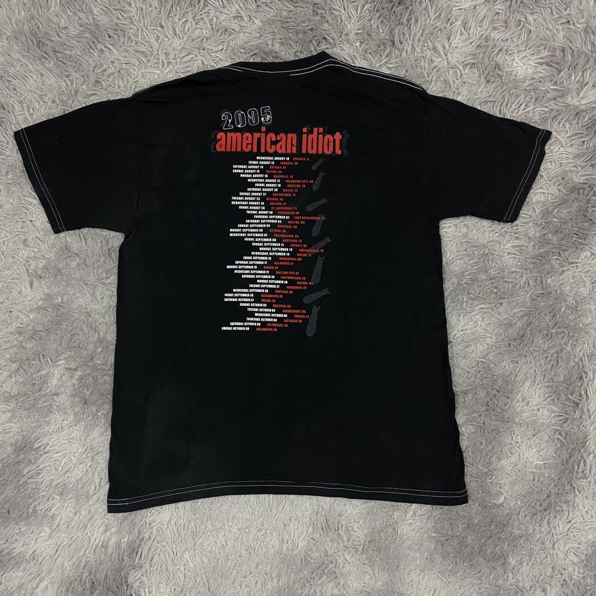 Band Tees × Fruit Of The Loom × Vintage Vintage Y2K pop punk band green day american idiot tour Size US L / EU 52-54 / 3 - 2 Thumbnail