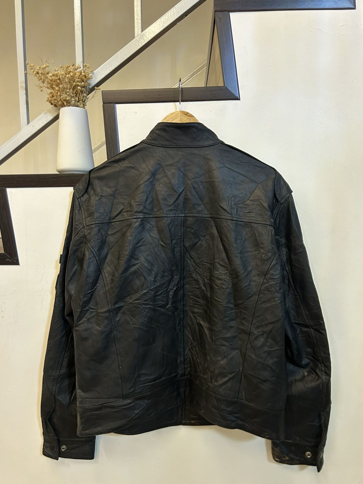 Dolce & Gabbana Archival Dolce & Gabbana Leather Racing Jacket - Itierre Era Size US L / EU 52-54 / 3 - 10 Thumbnail
