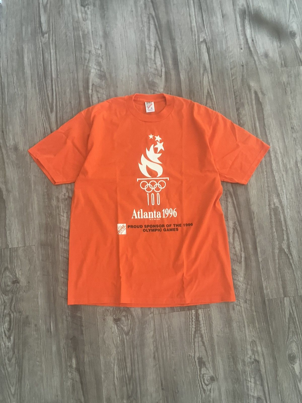 Vintage Vintage 1996 Olympics Home Depot Tee Size US XL / EU 56 / 4 - 1 Thumbnail