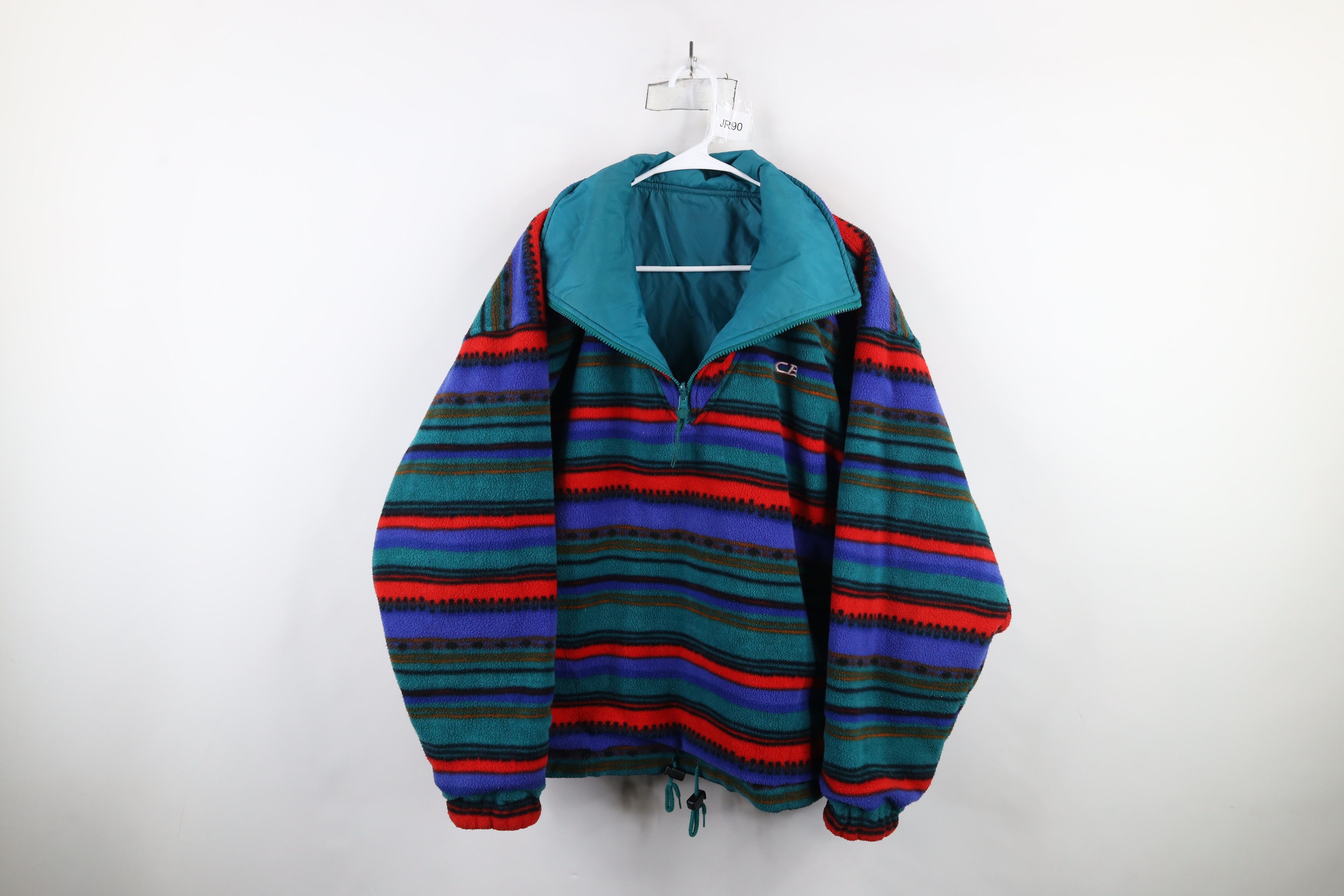 Vintage Vintage 90s Streetwear Southwestern Reversible Jacket Size US L / EU 52-54 / 3 - 1 Thumbnail
