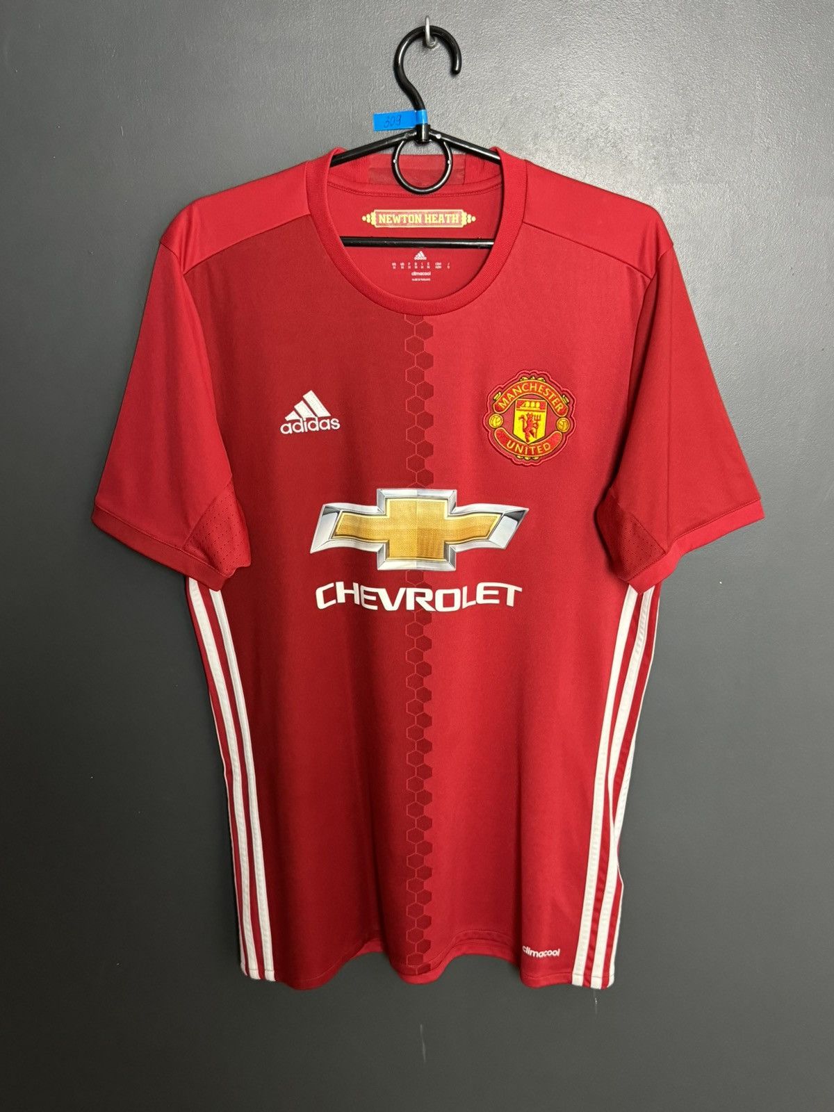Adidas Manchester United 16/17 Home Football Jersey T-Shirt Size US M / EU 48-50 / 2 - 1 Thumbnail