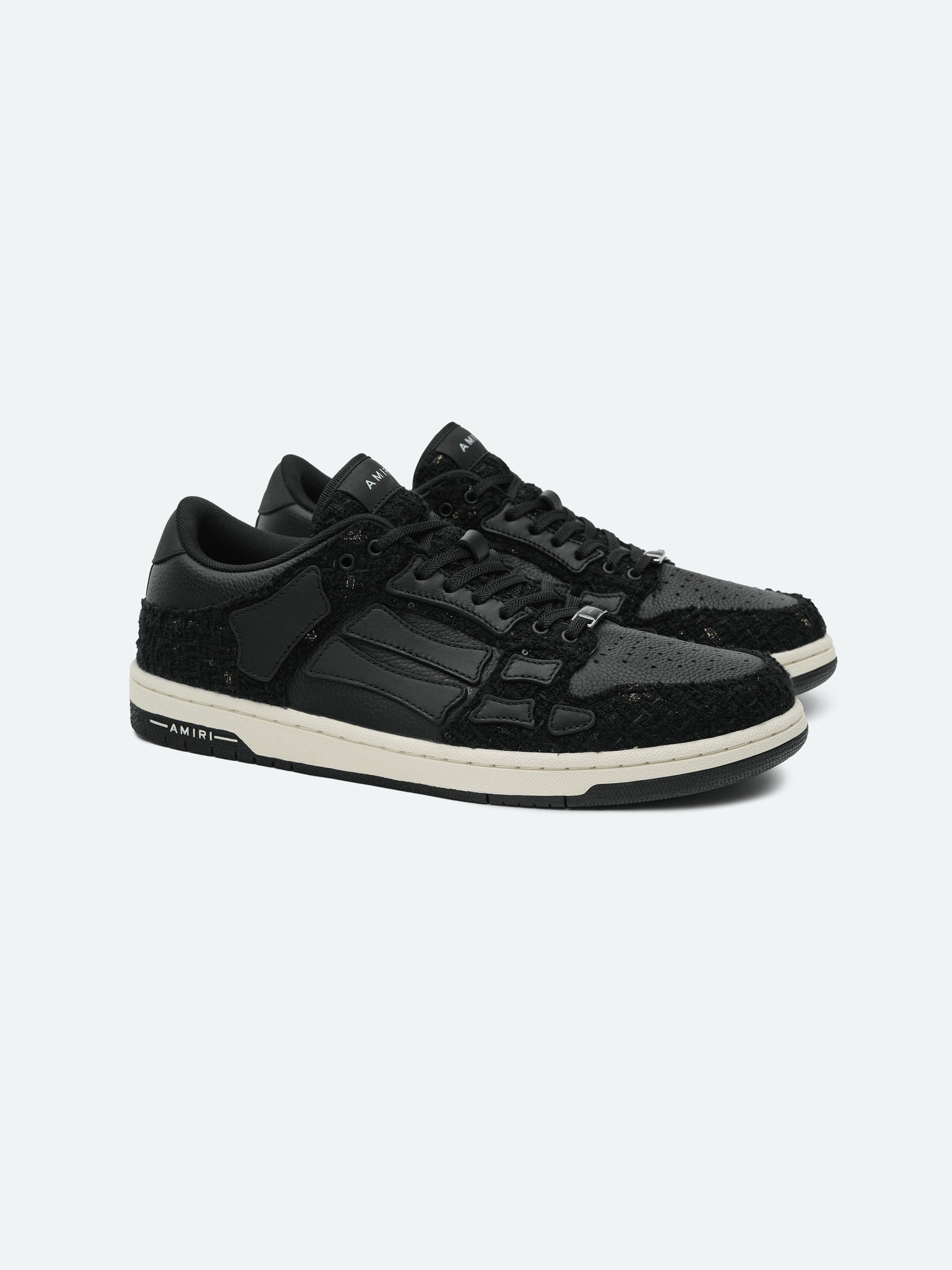 Amiri o1s1wg110325 Buckle Skelton Low-Top Sneakers in Black Size US 9 / EU 42 - 2 Thumbnail