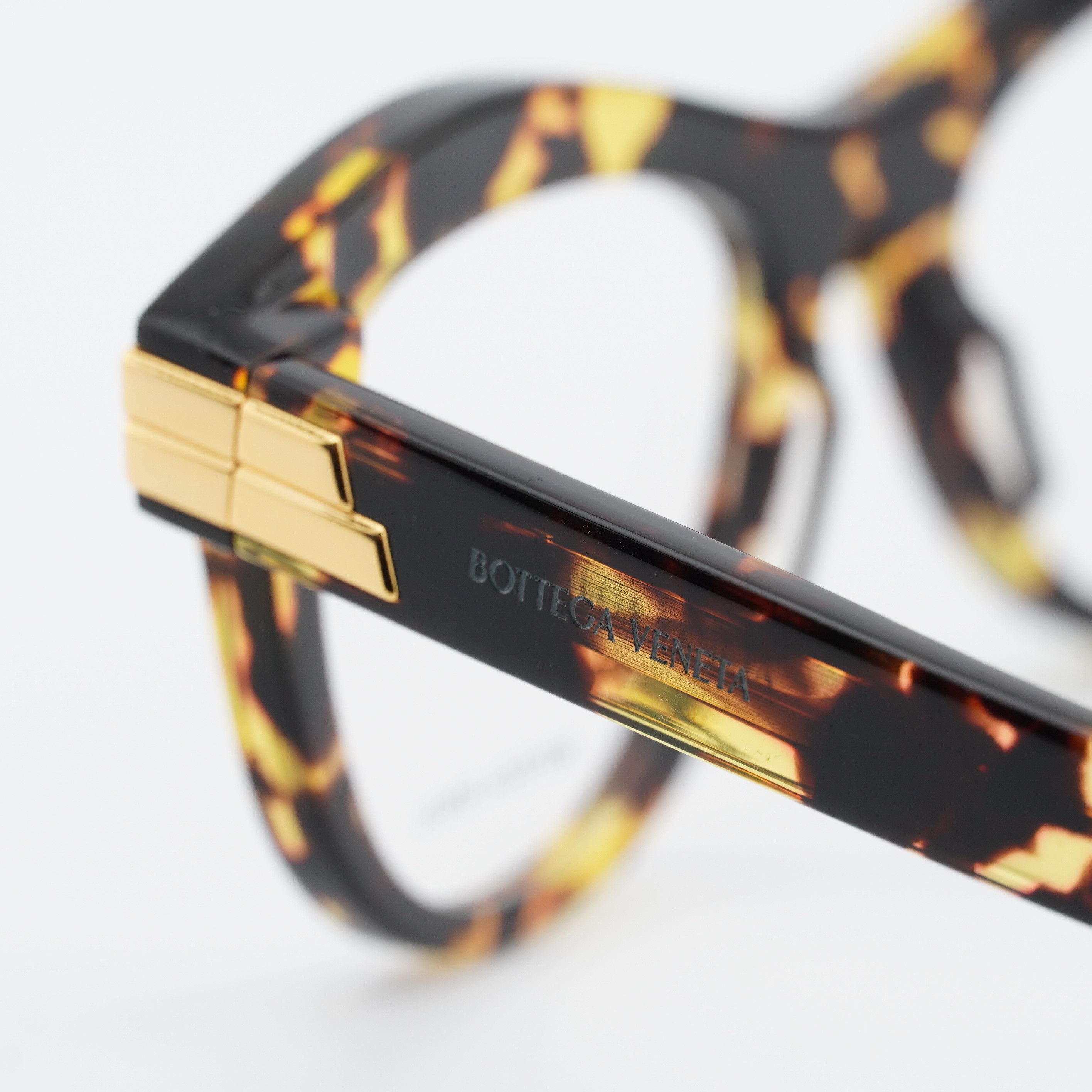 Bottega Veneta Bottega Veneta BV1105O 002 Eyeglasses Havana 50mm Cat Eye Size ONE SIZE - 6 Thumbnail