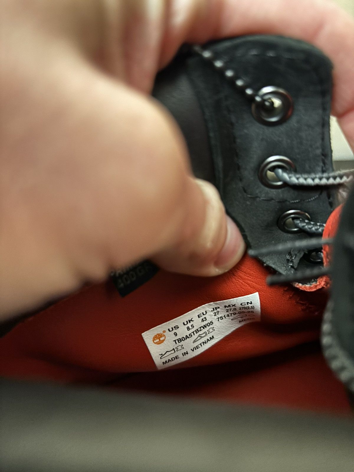 Supreme × Timberland Timberland 6 Inch Boots Supreme Patchwork Black Size US 9 / EU 42 - 8 Thumbnail