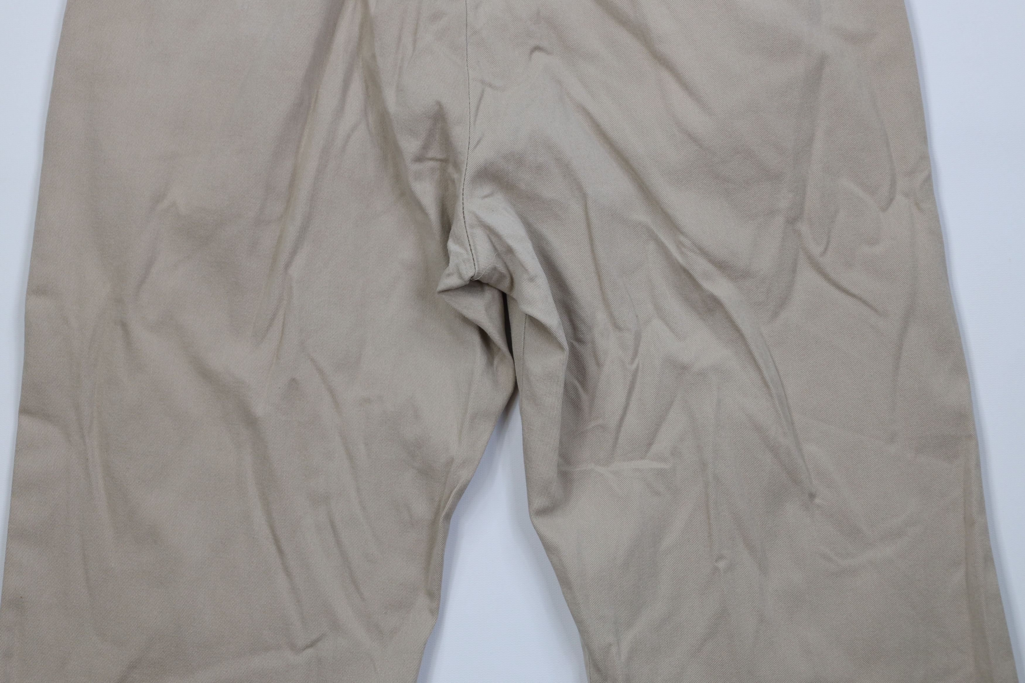 Vintage Vintage 70s Streetwear Wide Leg Chino Pants Beige Cotton USA Size US 34 / EU 50 - 13 Thumbnail