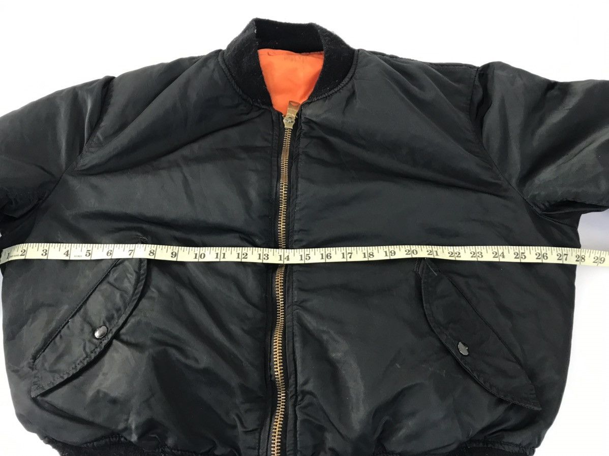 Other 90s USAF Flyer Military Bomber Jacket Type MA1 Flight Down Size US XL / EU 56 / 4 - 10 Thumbnail