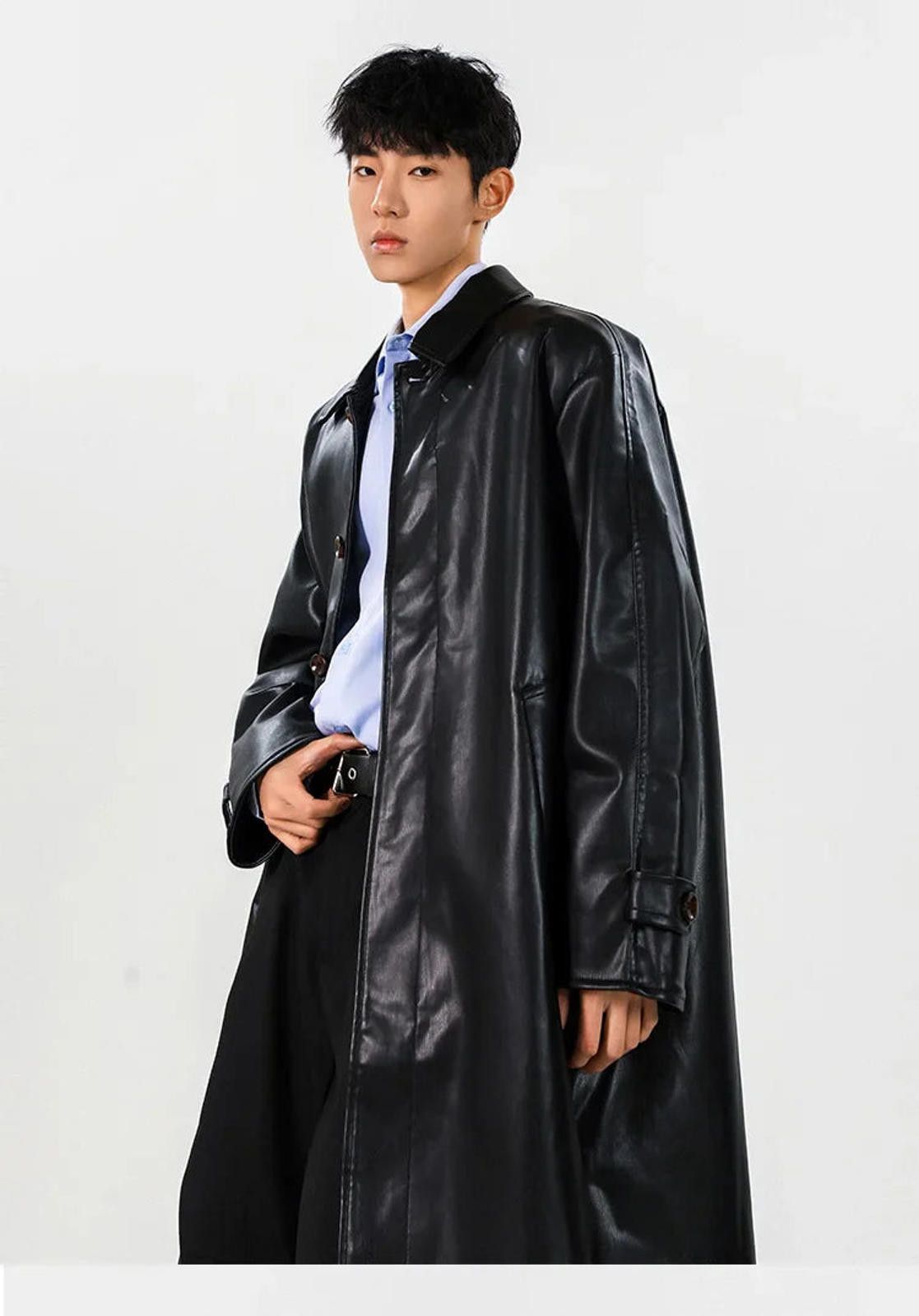 Other Faux Leather Trench Coat Size US M / EU 48-50 / 2 - 8 Thumbnail